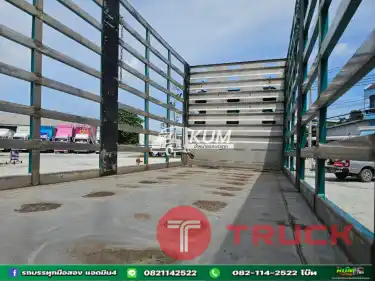 หกล้อคอก ISUZU FRR 190 แรง&nbsp; ปี 2560 ยาว 6.5 เมตร กว้าง 2.25 เมตร&nbsp; สูง 2.55 เมตร