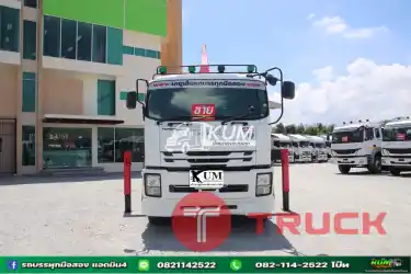 หกล้อเครน ISUZU FTR 240 แรง ปี 2560 เครน UNIC 5 ตัน 5 ปอก กระบะวัดนอกยาว 6.76 กว้าง 2.46 สูง 60