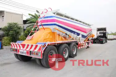 หางปูนผง อู่ CSB สามเพลา ปี 56