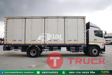 หกล้อตู้สิบบาน HINO FG8J 240 แรง ปี 2565 ยาว 7.8 สูง 2.6 กว้าง 2.4