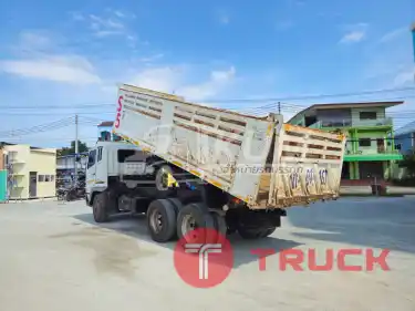 สิบล้อดั้มพ์ Fuso FV 380 แรง ปี 55