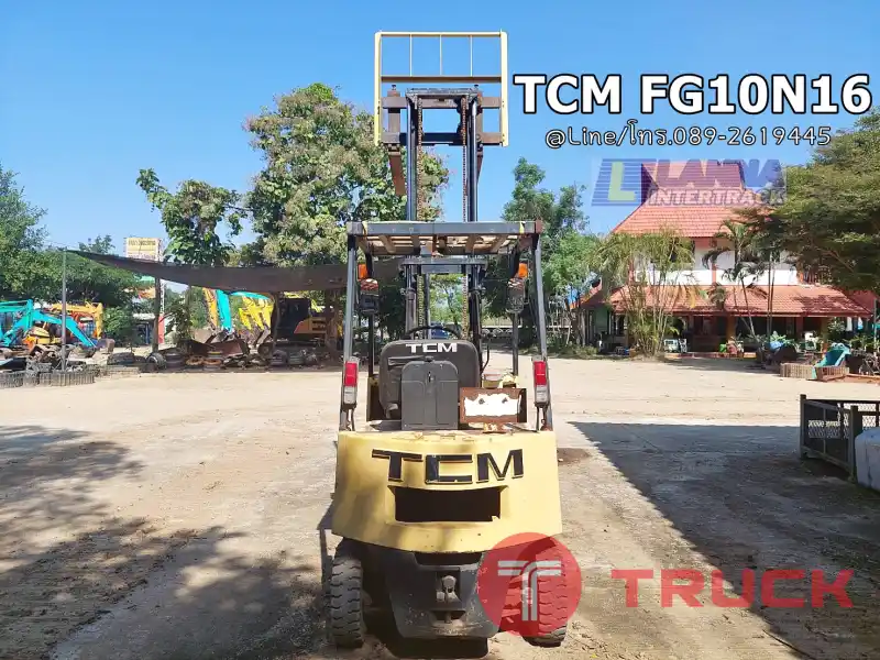รถยก1 ตัน TCM FG10N16 ราคา 89,000 บาท เกียร์ธรรมดา, เสาสูง 3 เมตร ,เครื่องเบนซิน4 สูบ,นิสสันA15 ,รถเดิมๆเก่านอก