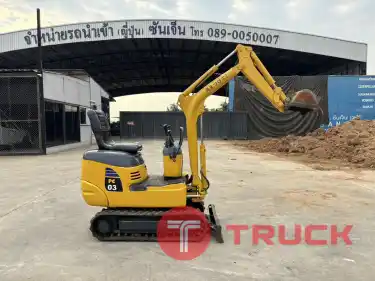 Komatsu PC03-2 นำเข้าจากญี่ปุ่น สภาพพร้อมใช้งาน LINE ID @sangenjp โทร 089-0080077,089-0050007,086-0044333,065-8844400 www.sangenjp.com www.nmc99.com