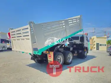 สิบล้อดั้มพ์ Hino QDR 344 แรง ปี 56