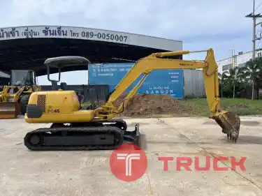Komatsu PC45-1 นำเข้าจากญี่ปุ่น สภาพพร้อมใช้งาน LINE ID @sangenjp โทร 089-0080077,089-0050007,086-0044333,065-8844400 www.sangenjp.com www.nmc99.com