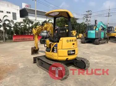 KOMATSU PC12UU-2 นำเข้าจากญี่ปุ่น สภาพพร้อมใช้งาน LINE ID @sangenjp โทร 089-0080077,089-0050007,086-0044333,065-8844400 www.sangenjp.com www.nmc99.com
