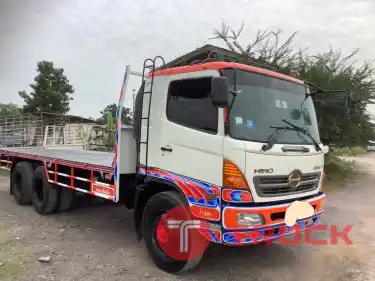 รหัสสินค้า N079 Hino 10 ล้อ เมก้า เพลาเดียว เครื่อง 260 แรง ยูโร2 ปี 48 กระบะพื้นเรียบ 6.5 ม. เครื่องดี ยางดี คัสซีสวย ราคา 760,000 บาท โทร 0839946814 หรือ 0645676569 น็อต