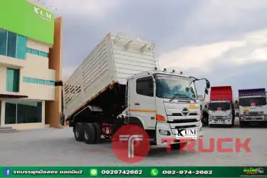 สดลดVAT สิบล้อดั้มพ์ HINO FM1A 344 แรง ปี 66 3326