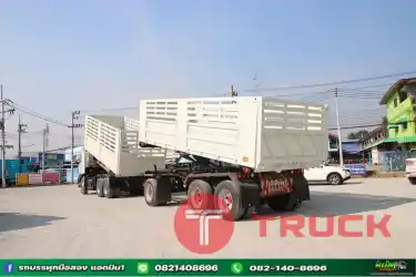 สิบล้อดั้มพ์ Hino Victor 500 344แรงม้า ปี 62 พ่วงหางดั้มพ์ สามเพลา ปี 60