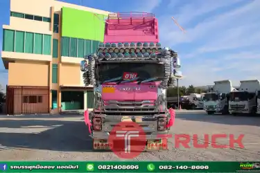 สิบล้อดั้มพ์ ISUZU FXZ 360แรงม้า ปี66 พ่วงหางดั้มพ์ สามเพลา ปี 65 .1364.2110