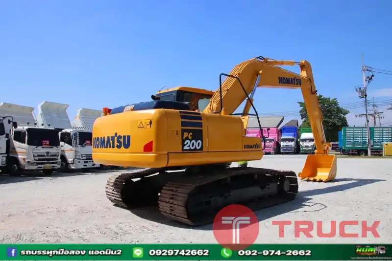 ผ่อนลดดอก แบ็คโฮ KOMATSU PC200-7 ปี 2548 150 แรง ไฟฟ้าครบ 4599