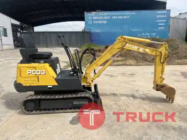 KOMATSU PC03-1 นำเข้าจากญี่ปุ่น สภาพพร้อมใช้งาน LINE ID @sangenjp โทร 089-0080077,089-0050007,086-0044333,065-8844400 www.sangenjp.com www.nmc99.com