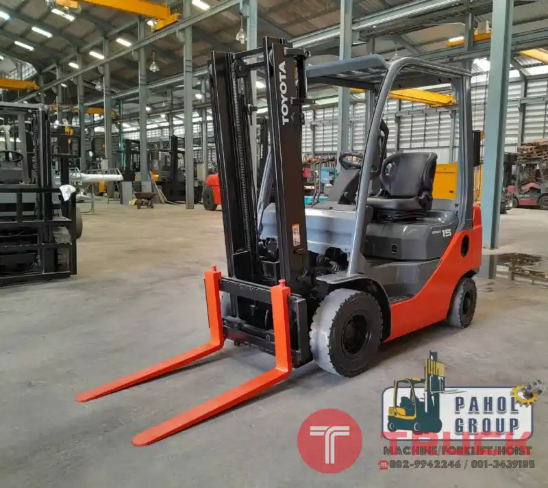 โฟล์คลิฟท์TOYOTA...1.5ตัน...Series8 เครื่องยนต์ ดีเซล เครื่องยนต์1DZ-II ไม่เคยใช้ในไทยเช่าฟอล์คลิฟท์ กรุงเทพ นนทบุรี ปทุมธานี ชมเครื่องจักร โฟล์คลิฟท์ รอก นับ1000รายการจากญี่ปุ่นWWW.PAHOLGROUP.COM