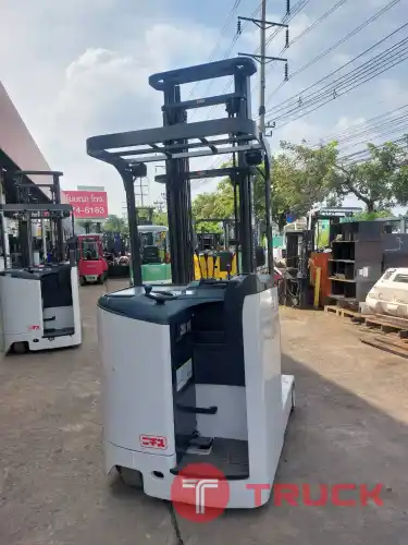 รถยกไฟฟ้ายืนขับ NICHIYU รุ่น 80 ขนาด 1.5 ตัน ยกสูง 4.5 เมตร ความยาวงา 920 มม.