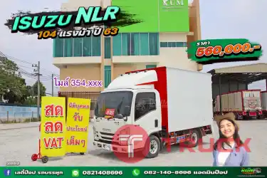 สี่ล้อตู้จัมโบ้ ISUZU NLR 104แรงม้า ปี 63 2853