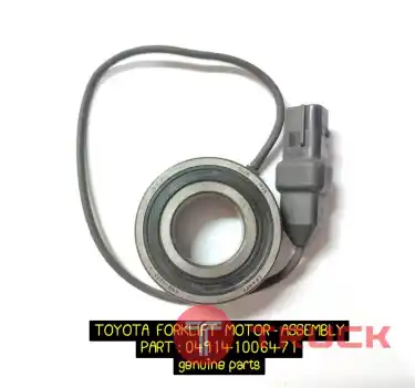 จำหน่ายอะไหล่รถยกไฟฟ้า มอเตอร์รถยก TOYOTA ชุดประกอบ Part number 04914-10064-71 อะไหล่แท้มือ 2 สภาพ 85 เปอร์เซนต์ Toyota Forklift MOTOR - ASSEMBLY KIT