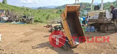 รถบรรทุกตะขาบ ดั๊มไฮโดรลิค เครื่องเบนซิน 4 จังหวะ บรรทุกอเนกประสงค์ งานก่อสร้าง การเกษตร