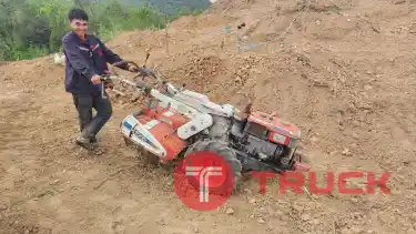 รถไถนา แทรกเตอร์ เดินตาม YANMAR 7 แรง เก่าญี่ปุ่นแท้ เดิมๆ ไม่เคยใช้งานในไทย ดีเซล สตาร์ท 2 ระบบ