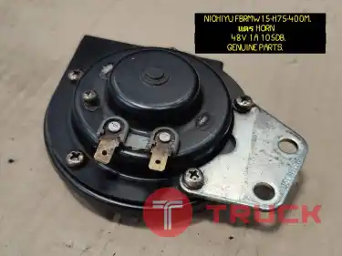 จำหน่ายอะไหล่รถยกไฟฟ้า แตร HORN NIKKO JAPAN 48V 1A 105DB อะไหล่แท้ถอดจากรถนอกนำเข้า ไม่เคยใช้งานในไทย ถอดประกอบโดยช่างผู้เชี่ยวชาญ รับประกัน 90 วัน
