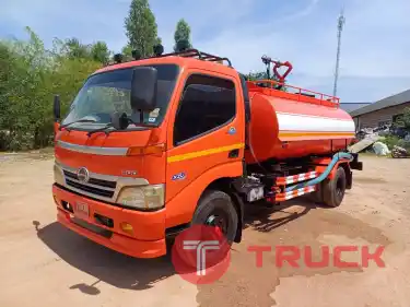 รหัส N255 Hino 6 ล้อ รถน้ำ ดูโท่ ยูโร 2 เครื่อง 136 แรง ปี 50 ถัง 6,000 ลิตร ถังน้ำต่อใหม่ หนา 4 มิล ระบบดูด-ดัน สเปรย์ท้าย พร้อมปืนฉีดน้ำ ราคา 560,000 บาท ด่วนโทร 0839946814 , 0917912701 น็อต