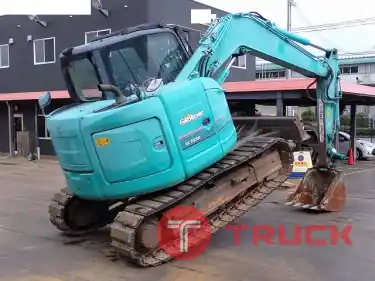 Kobelco SK75SR รุ่น3 ปี2014 มีใบมีด ลายหัวเจาะ โทร 080 6565422 หนิง