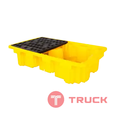 Double IBC Spill Pallet พาเลทรองรับสารเคมีสำหรับถัง IBC 2 ถัง