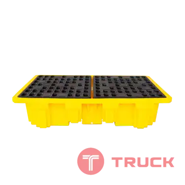 Double IBC Spill Pallet พาเลทรองรับสารเคมีสำหรับถัง IBC 2 ถัง