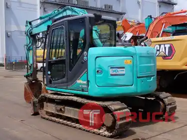 Kobelco SK75SR รุ่น3 ปี2014 มีใบมีด ลายหัวเจาะ โทร 080 6565422 หนิง