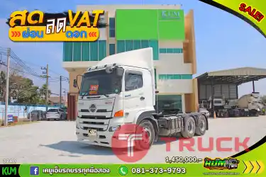 สด ลด VAT สิบล้อหัวลาก HINO VICTOR 500 344 แรงม้า ปี 59