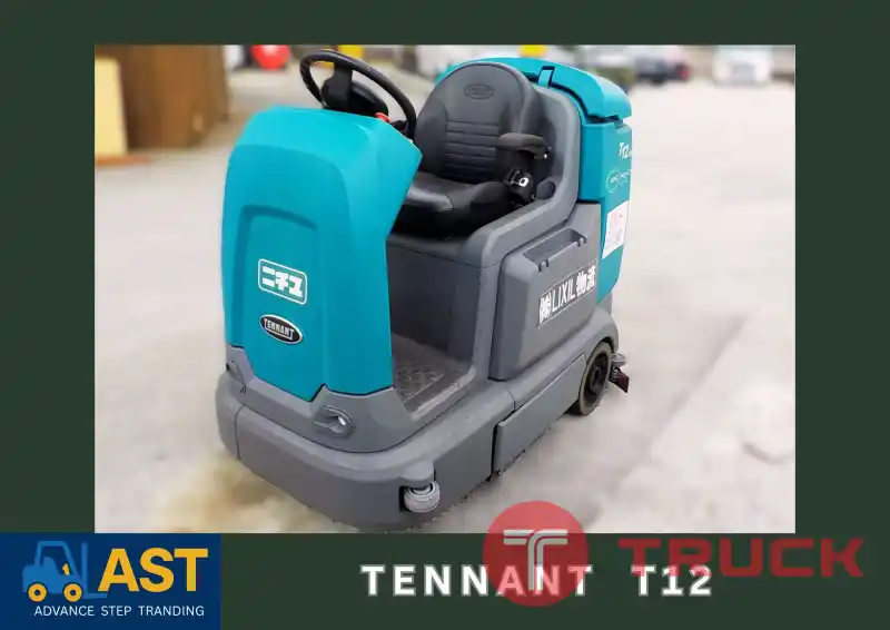 Tennant T12DEC-H2O เครื่องขัดพื้นแบบนั่งขับ Ride-On Scrubber ระบบแบตเตอรี่ Battery Operated