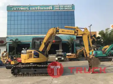 รถขุด KOMATSU PC75UU-2E ใช้งานมาน้อย สอบถามที่คุณครีม 0658844400