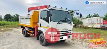 ISUZU FRR 210 แรง ดั้ม3มิตร ปี65 ติดเครน unit 3ตัน 3ปอก