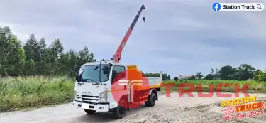 ISUZU FRR 210 แรง ดั้ม3มิตร ปี65 ติดเครน unit 3ตัน 3ปอก