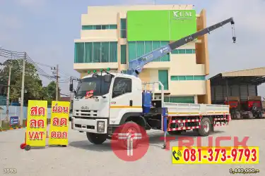 ผ่อน ลด ดอก หกล้อเครน ISUZU FTR 240 แรงม้า ปี 57 เครน TADANO 5 ตัน 5 ปลอก