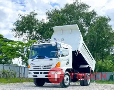 รถประกอบเก็บใหม่พร้อมใช้งาน 6 ล้อดัมพ์ HINO 168 แรงม้า