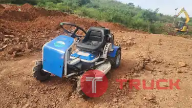 รถเก็บเกี่ยว พืชผลเกษตรในดิน เช่น หัวมัน เผือก แครอท เครื่องเบนซิน MITSUBISHI 4 จังหวะ เก่าญี่ปุ่น