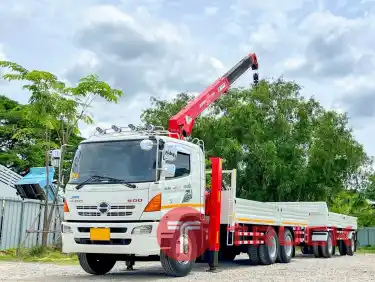 10 ล้อติดเครน TADANO 5 ตัน HINO ซีรีย์ 500 220 แรงม้า ปี 54