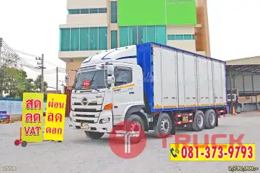 ผ่อนลดดอก สิบสองล้อตู้หกบาน HINO GY2P 380 แรงม้า ปี65