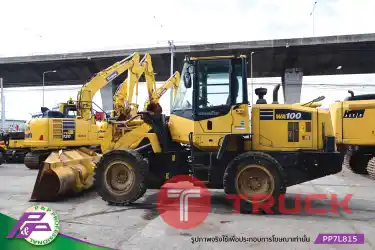 ขายรถตัก KOMATSU WA100-7 รุ่นใหม่ เทียบเท่า 910K ห้องเก๋ง ยางตัน มีฟังก์ชันลดความสั่นสะเทือนขณะขับขี่ Ride control