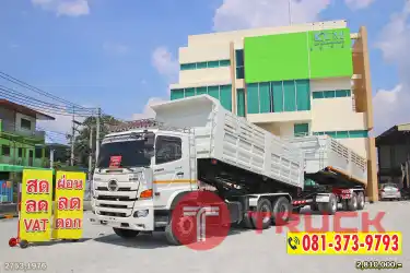 ผ่อน ลด ดอก สิบล้อดั้มพ์ HINO VICTOR 500 344 แรงม้า ปี 65 หางดั้มพ์ สามเพลา อู่เดอะฟีนิกซ์ ปี 65