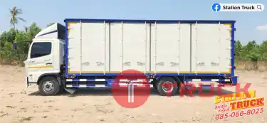 10ล้อ HINO FL8J 260 ตู้ 10 บาน ยาว 7.57 ม. ปี65