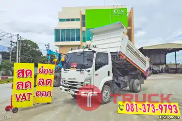 สด ลด VAT หกล้อดั้มพ์ ISUZU FRR 210 แรงม้า ปี 65 ไมล์น้อย