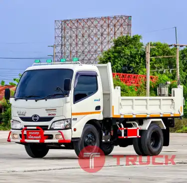 HINO xzu ดั้มพ์150 3คิว ปี66