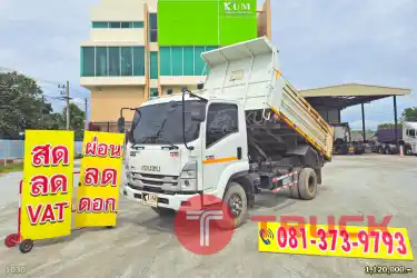 สด ลด VAT หกล้อดั้มพ์ ISUZU FRR 210 แรงม้า ปี 65 คันนี้ไมล์น้อย ยางใหม่