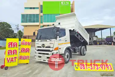 สด ลด VAT เข้าใหม่ล่าสุด หกล้อดั้มพ์ HINO FG 260 แรงม้า ปี 66 ลุยได้ทุกงาน ไมล์หมื่นต้น ๆ