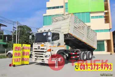 ผ่อน ลด ดอก สิบล้อดั๊มพ์ HINO VICTOR 500 344 แรงม้า ปี 66