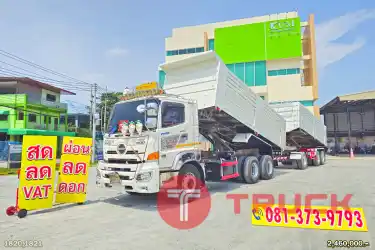 ผ่อน ลด ดอก สิบล้อดั้มพ์ HINO VICTOR 500 344 แรงม้า ปี 65 หางดั้มพ์ สามเพลา อู่เดอะฟีนิกซ์ ปี 65