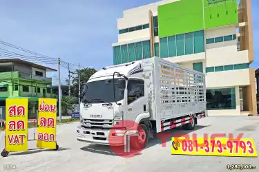 ผ่อน ลด ดอก หกล้อคอก ISUZU FRR 210 แรงม้า ปี 65 ไมล์น้อย คอกสูง