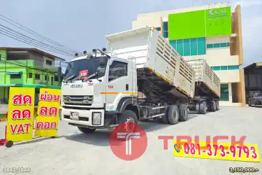 ผ่อน ลด ดอก สามมิตรแท้ ISUZU FXZ 360 แรงม้า ปี 65 หางดั้มพ์ สามเพลา อู่สามมิตร ปี 65