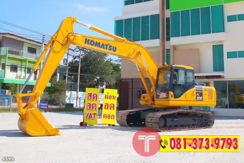 รถแบ็คโฮ KOMATSU PC200-7 150 แรงม้า ปี 48